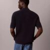Polo-Pullover aus Waffelpiqué Polo-Pullover aus Waffelpiqué