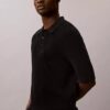 Polo-Pullover aus Waffelpiqué Polo-Pullover aus Waffelpiqué