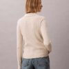 Polo-Strickjacke aus glatter Baumwollrippe Polo-Strickjacke aus glatter Baumwollrippe