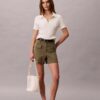 Polo-T-Shirt aus glatter Baumwollrippe Polo-T-Shirt aus glatter Baumwollrippe