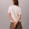 Polo-T-Shirt aus glatter Baumwollrippe Polo-T-Shirt aus glatter Baumwollrippe