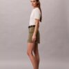 Polo-T-Shirt aus glatter Baumwollrippe Polo-T-Shirt aus glatter Baumwollrippe