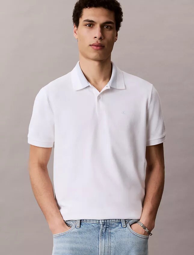 Polohemd mit Piqué-Kragen im Colorblock-Design Polohemd mit Piqué-Kragen im Colorblock-Design