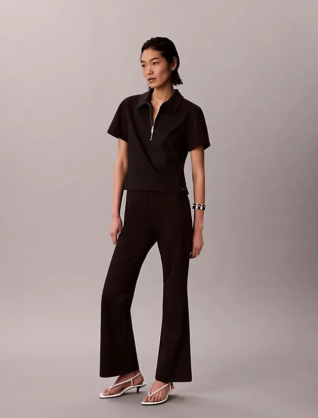 Ponte-Hose mit ausgestelltem Bein Ponte-Hose mit ausgestelltem Bein