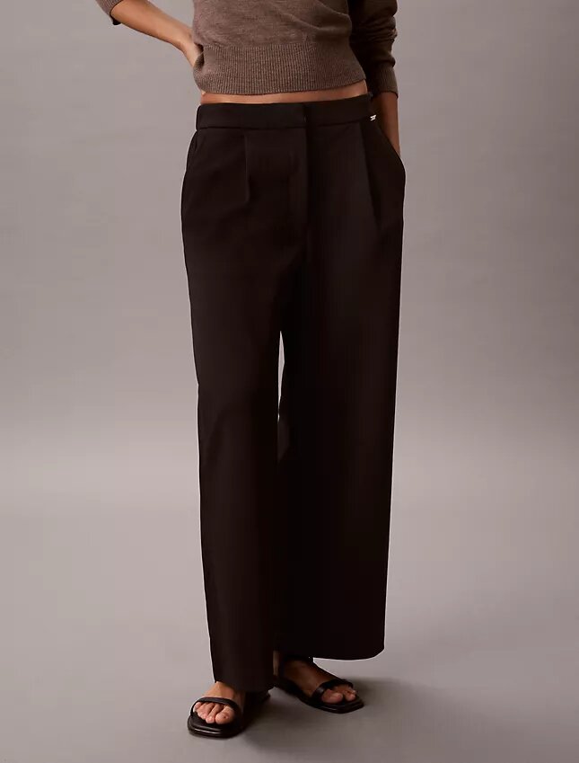 Ponte-Hose mit weitem Bein Ponte-Hose mit weitem Bein