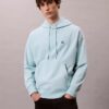 Premium-Frottee-Hoodie mit Monogram in lockerer Passform Premium-Frottee-Hoodie mit Monogram in lockerer Passform