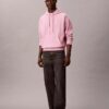 Premium-Frottee-Hoodie mit Monogram in lockerer Passform Premium-Frottee-Hoodie mit Monogram in lockerer Passform