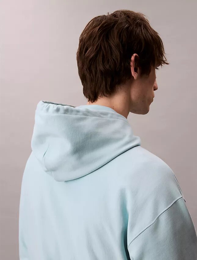 Premium-Frottee-Hoodie mit Monogram in lockerer Passform Premium-Frottee-Hoodie mit Monogram in lockerer Passform