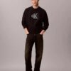 Premium-Frottee-Sweatshirt „Monologo“ in lockerer Passform Premium-Frottee-Sweatshirt „Monologo“ in lockerer Passform