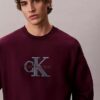 Premium-Frottee-Sweatshirt „Monologo“ in lockerer Passform Premium-Frottee-Sweatshirt „Monologo“ in lockerer Passform
