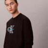 Premium-Frottee-Sweatshirt „Monologo“ in lockerer Passform Premium-Frottee-Sweatshirt „Monologo“ in lockerer Passform