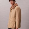 Puffer-Car-Coat mit Sherpa-Kragen Puffer-Car-Coat mit Sherpa-Kragen