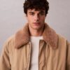 Puffer-Car-Coat mit Sherpa-Kragen Puffer-Car-Coat mit Sherpa-Kragen