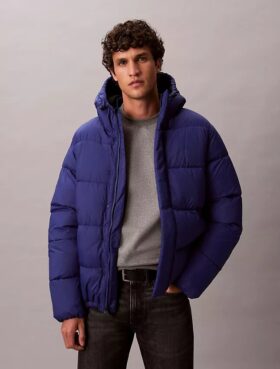 Pufferjacke mit Kapuze