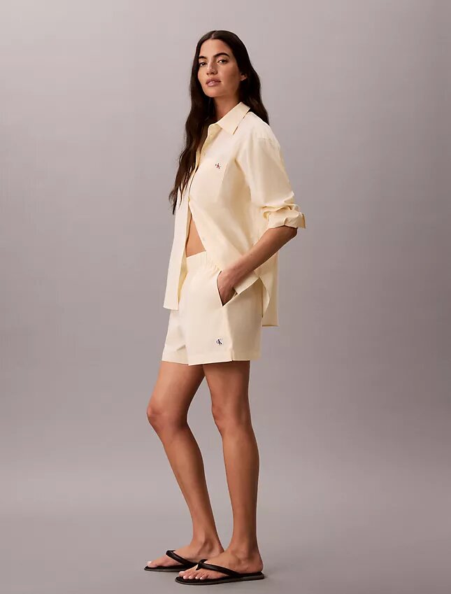 Pull-On-Shorts aus Baumwollpopeline Pull-On-Shorts aus Baumwollpopeline