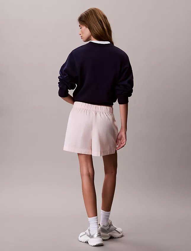 Pull-On-Shorts aus Baumwollpopeline Pull-On-Shorts aus Baumwollpopeline