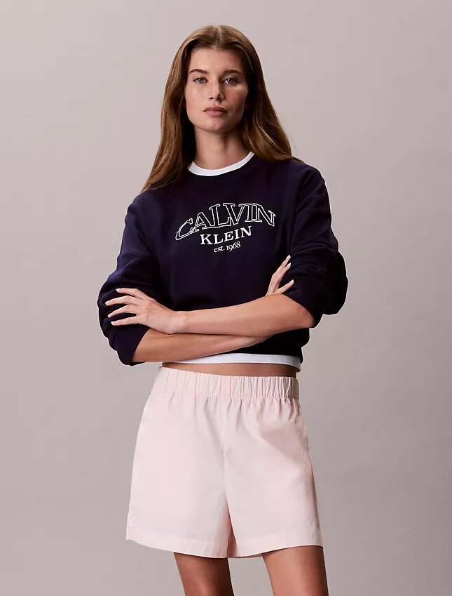 Pull-On-Shorts aus Baumwollpopeline Pull-On-Shorts aus Baumwollpopeline