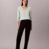 Pullover aus Merinowolle mit V-Ausschnitt Pullover aus Merinowolle mit V-Ausschnitt