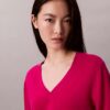 Pullover aus Merinowolle mit V-Ausschnitt Pullover aus Merinowolle mit V-Ausschnitt