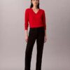 Pullover aus Merinowolle mit V-Ausschnitt Pullover aus Merinowolle mit V-Ausschnitt