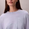 Pullover mit Monogram aus glatter Baumwollchenille Pullover mit Monogram aus glatter Baumwollchenille