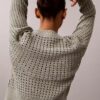 Pullover mit offenem Strickmuster Pullover mit offenem Strickmuster