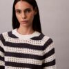 Pullover mit offenem Strickmuster Pullover mit offenem Strickmuster