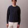 Pullover mit Rundhalsausschnitt aus Leinenmischung Pullover mit Rundhalsausschnitt aus Leinenmischung