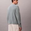 Pullover mit Rundhalsausschnitt aus Leinenmischung Pullover mit Rundhalsausschnitt aus Leinenmischung