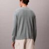 Pullover mit Rundhalsausschnitt aus Leinenmischung Pullover mit Rundhalsausschnitt aus Leinenmischung