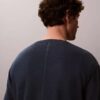 Pullover mit Rundhalsausschnitt aus Leinenmischung Pullover mit Rundhalsausschnitt aus Leinenmischung