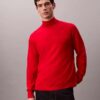 Pullover mit Stehkragen aus Merinowolle Pullover mit Stehkragen aus Merinowolle