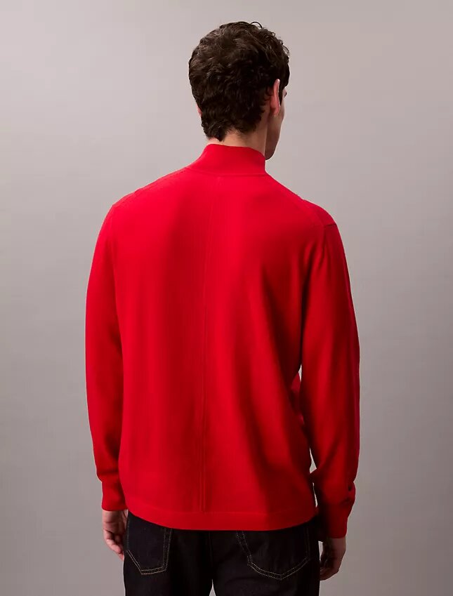 Pullover mit Stehkragen aus Merinowolle Pullover mit Stehkragen aus Merinowolle