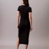 Raffiniertes Midi-Kleid aus Baumwolle Raffiniertes Midi-Kleid aus Baumwolle