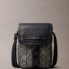 Reporter-Tasche mit Emblem-Jacquard Reporter-Tasche mit Emblem-Jacquard