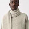 Rex-Kaschmir-Pullover mit Ärmelschal Rex-Kaschmir-Pullover mit Ärmelschal
