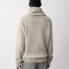 Rex-Kaschmir-Pullover mit Ärmelschal Rex-Kaschmir-Pullover mit Ärmelschal