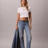 Ringer-T-Shirt mit Logo-Grafik Ringer-T-Shirt mit Logo-Grafik