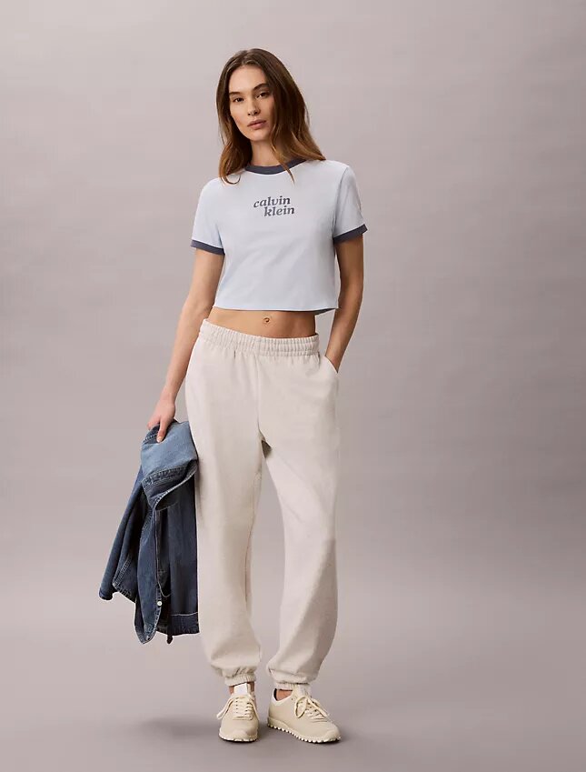 Ringer-T-Shirt mit Logo-Grafik Ringer-T-Shirt mit Logo-Grafik