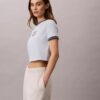 Ringer-T-Shirt mit Logo-Grafik Ringer-T-Shirt mit Logo-Grafik
