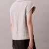 Ripp-Pullover mit lockerer Passform und ohne Ärmel Ripp-Pullover mit lockerer Passform und ohne Ärmel