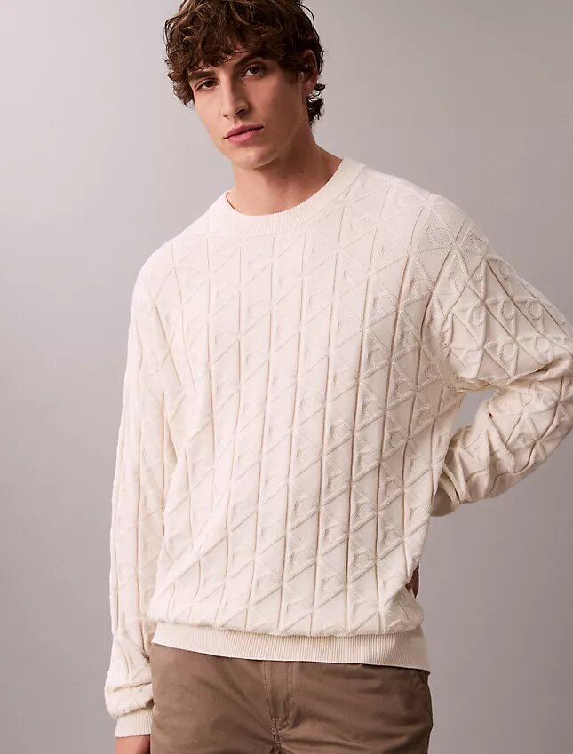 Ripppullover mit durchgehendem Emblem-Logo Ripppullover mit durchgehendem Emblem-Logo