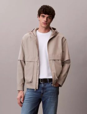 Ripstop-Windjacke mit Kapuze