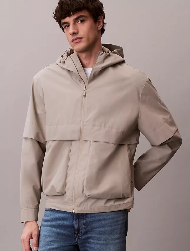 Ripstop-Windjacke mit Kapuze Ripstop-Windjacke mit Kapuze
