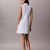 Ärmelloses Kleid aus French Terry mit 1/4-Reißverschluss Ärmelloses Kleid aus French Terry mit 1/4-Reißverschluss