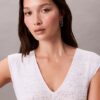 Ärmelloses Midi-Strickkleid Ärmelloses Midi-Strickkleid