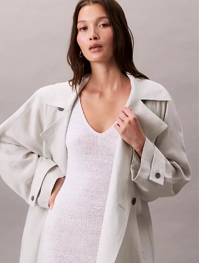 Ärmelloses Midi-Strickkleid Ärmelloses Midi-Strickkleid