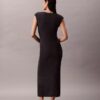 Ärmelloses Midi-Strickkleid Ärmelloses Midi-Strickkleid