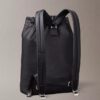 Rucksack aus mattem Nylon mit Kordelzug