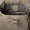 Rucksack aus mattem Nylon mit Kordelzug